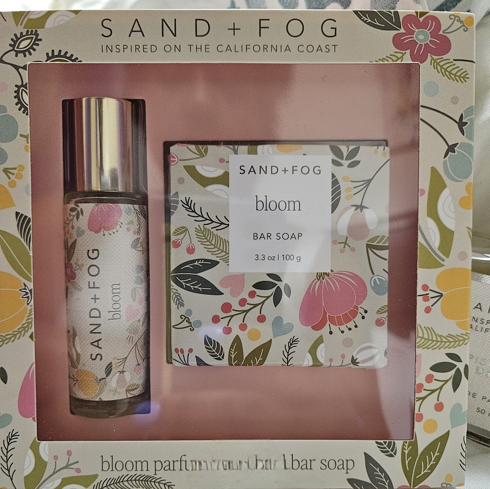 COPY - Sand and Fog bloom parfum roller and bar soap Bloom
